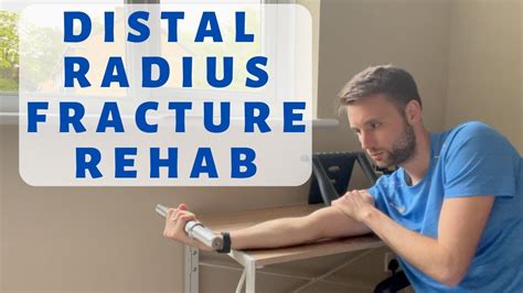 When should I start strengthening after a distal radius fracture?
