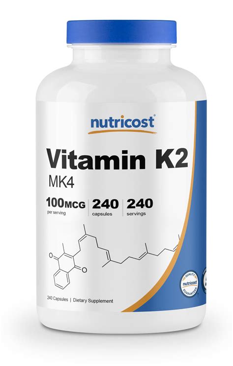 When should I take vitamin K2?