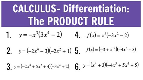 When should I use product rule?