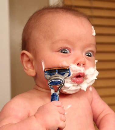 When should a boy start to shave?