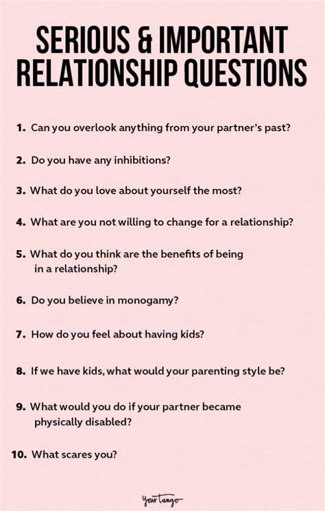 When should you ask for a serious relationship?