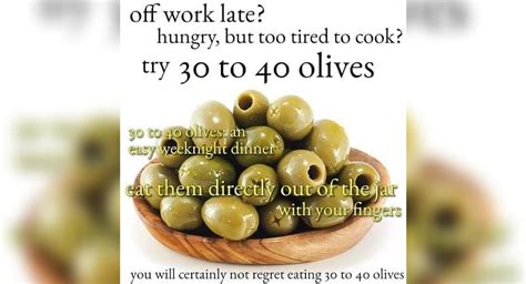 When should you not eat olives?