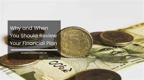 When should you review your financial plan?