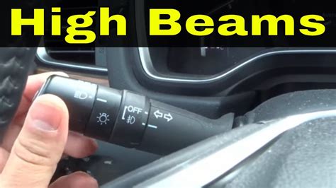 When should you shut off your high beams?