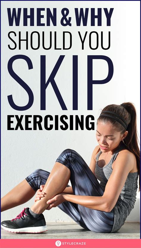 When should you skip the gym?