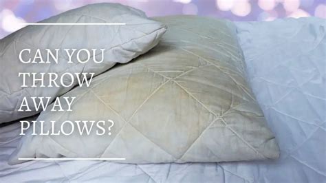 When should you throw away pillows?