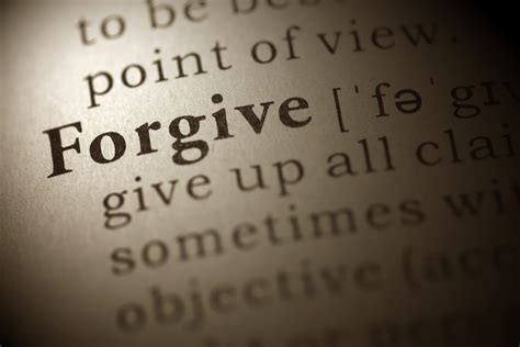 When shouldn t you forgive?