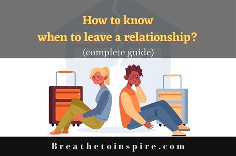 When to quit a relationship?