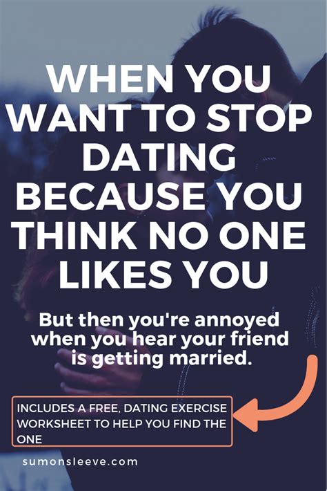 When to stop dating?