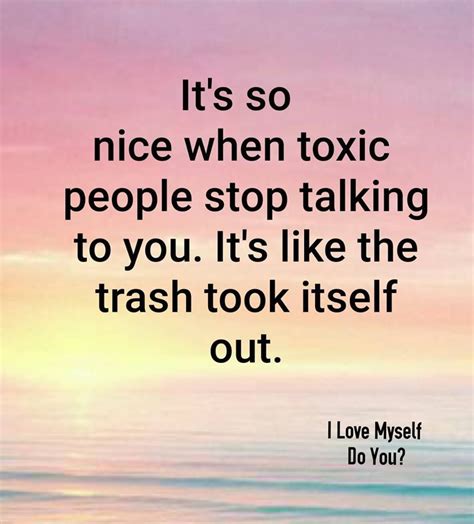 When toxic people act nice?