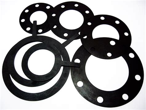 When would you use rubber for a gasket?