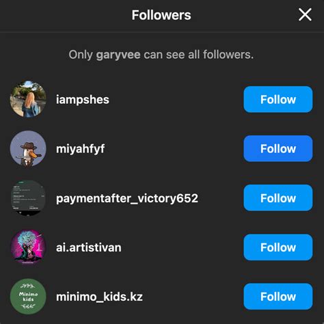 When you look at someone's Instagram followers What is the order Reddit?