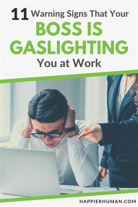 When your boss is Gaslighting you?