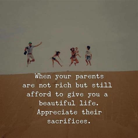 When your parents are not rich but still afford to give?