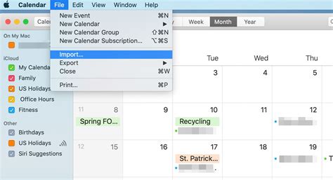 Where are Apple Calendar files stored?