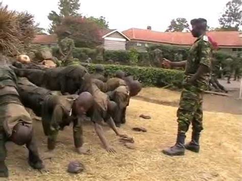 Where are KDF trained in Kenya?