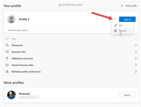 Where are User Profiles located?