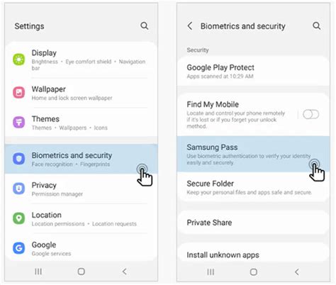 Where are all my passwords stored on my Samsung phone?