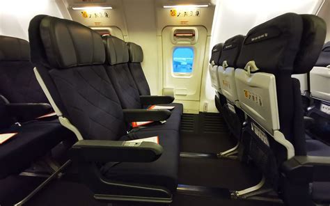 Where are extra legroom seats located?