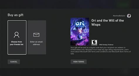 Where are gifted games on Microsoft Store?