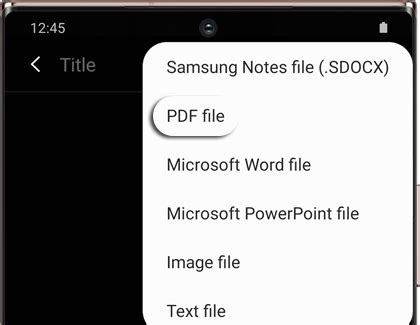 Where are my PDF files on my Samsung phone?
