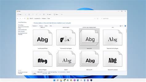 Where are my fonts stored in Windows 11?