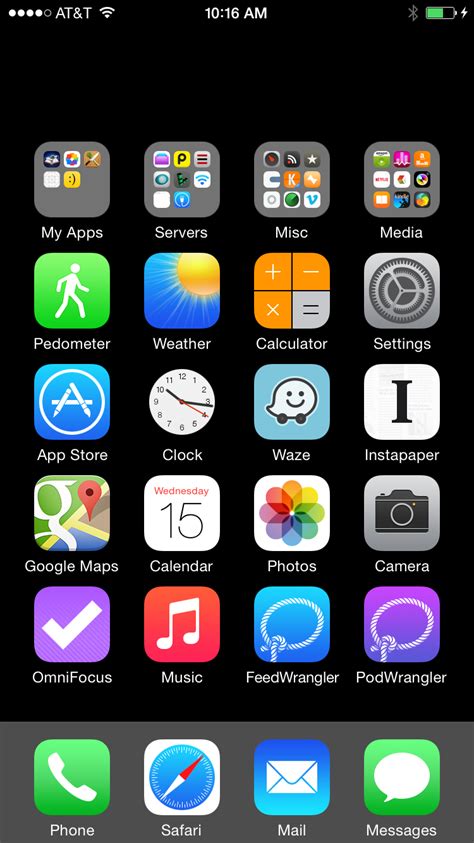 Where are my icons on my iPhone?