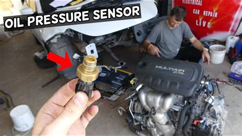 Where are oil pressure sensors located?