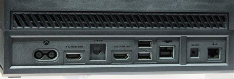 Where are the USB ports on Xbox One?