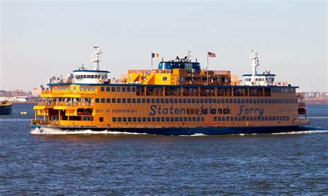 Where can I board the free Staten Island Ferry?