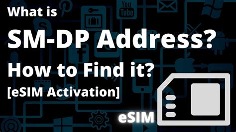 Where can I find SM DP+ address and activation code?