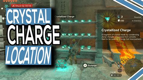 Where can I find a huge crystallized charge?