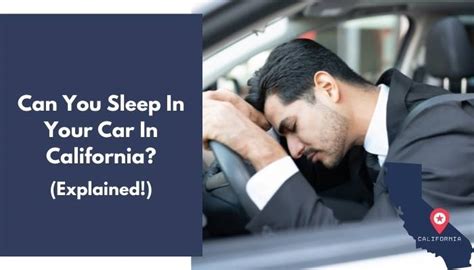 Where can I legally sleep in my car California?