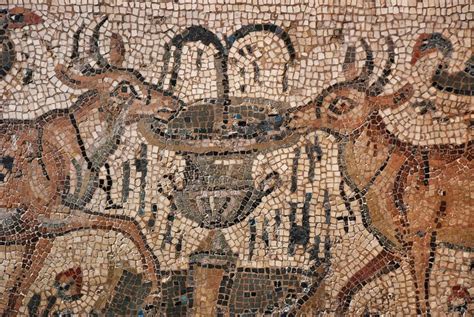 Where did Roman mosaics originate?