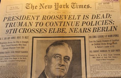 Where did Roosevelt died?