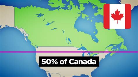 Where do 60% of Canadians live?