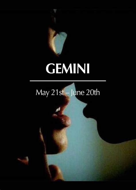 Where do Gemini like to kiss?