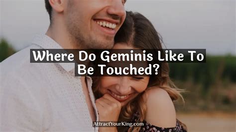 Where do Geminis like to be touched at?