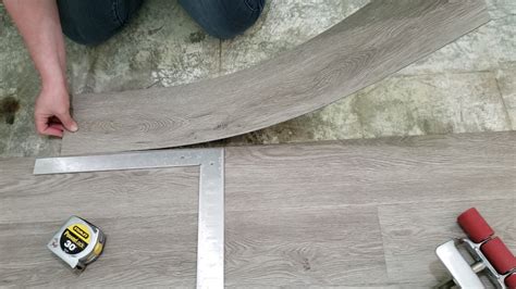 Where do I start peel and stick flooring?