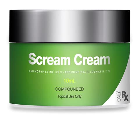 Where do men put scream cream?