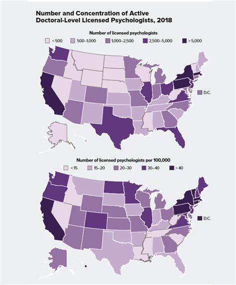 Where do most psychologists live?