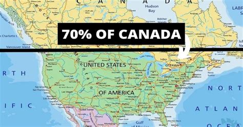 Where do the people of Canada live?