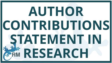 Where do you put author contributions?
