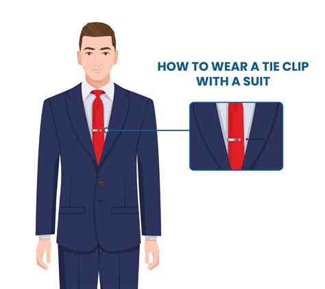 Where do you put the tie clip on a waistcoat?