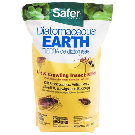 Where do you sprinkle diatomaceous earth for fleas?