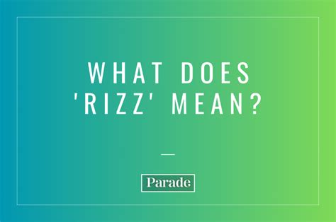 Where do you use rizz?