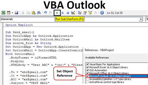 Where does Outlook save VBA code?