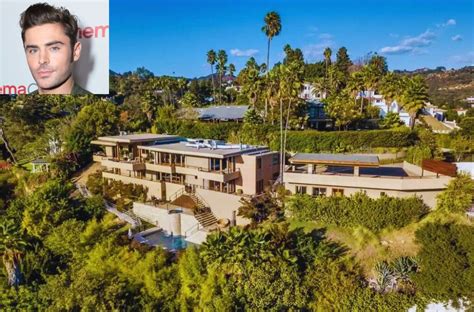 Where does Zac Efron live in LA?