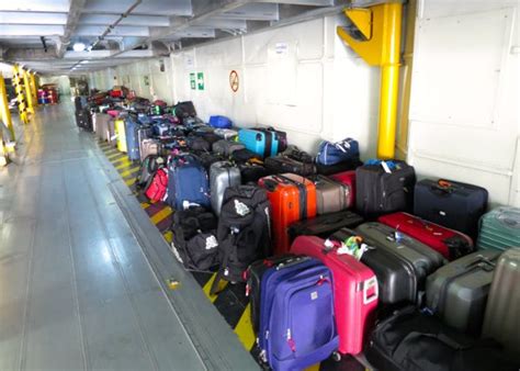 Where does luggage go on a ferry?