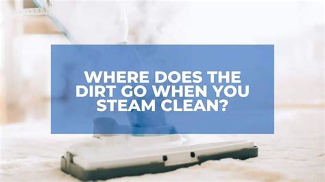 Where does the dirt go when you steam clean?